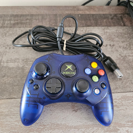 Xbox Original Controller Clear Blue - Genuine Controller