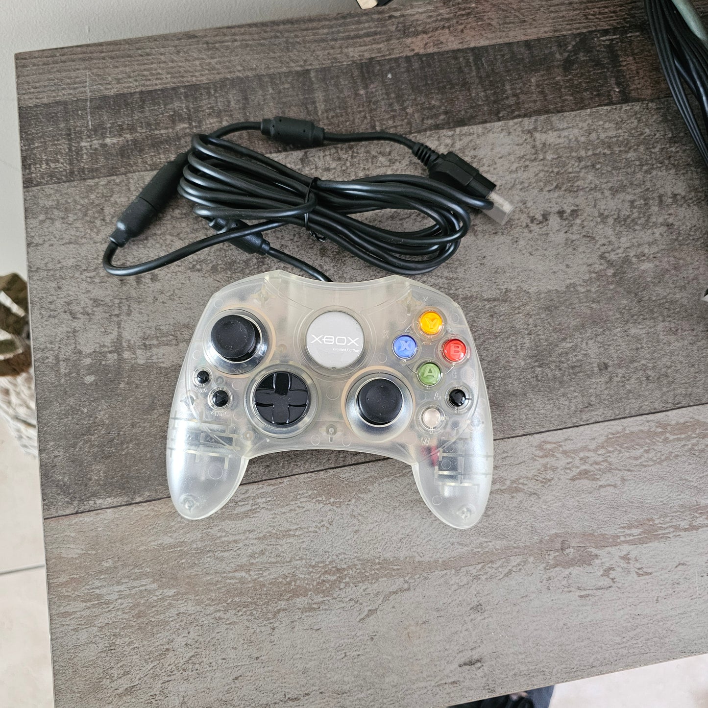 Xbox Original Controller Crystal Special Edition - Genuine Clear Controller