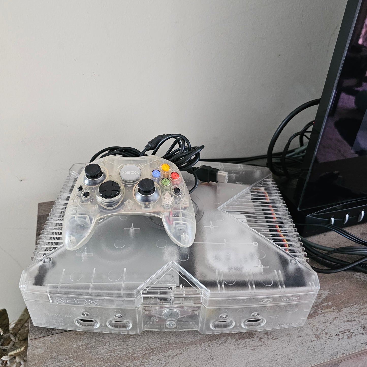 Microsoft Xbox Crystal Clear Limited Edition - HDMI - 2TB HDD 🔹️Blue LEDs🔹️