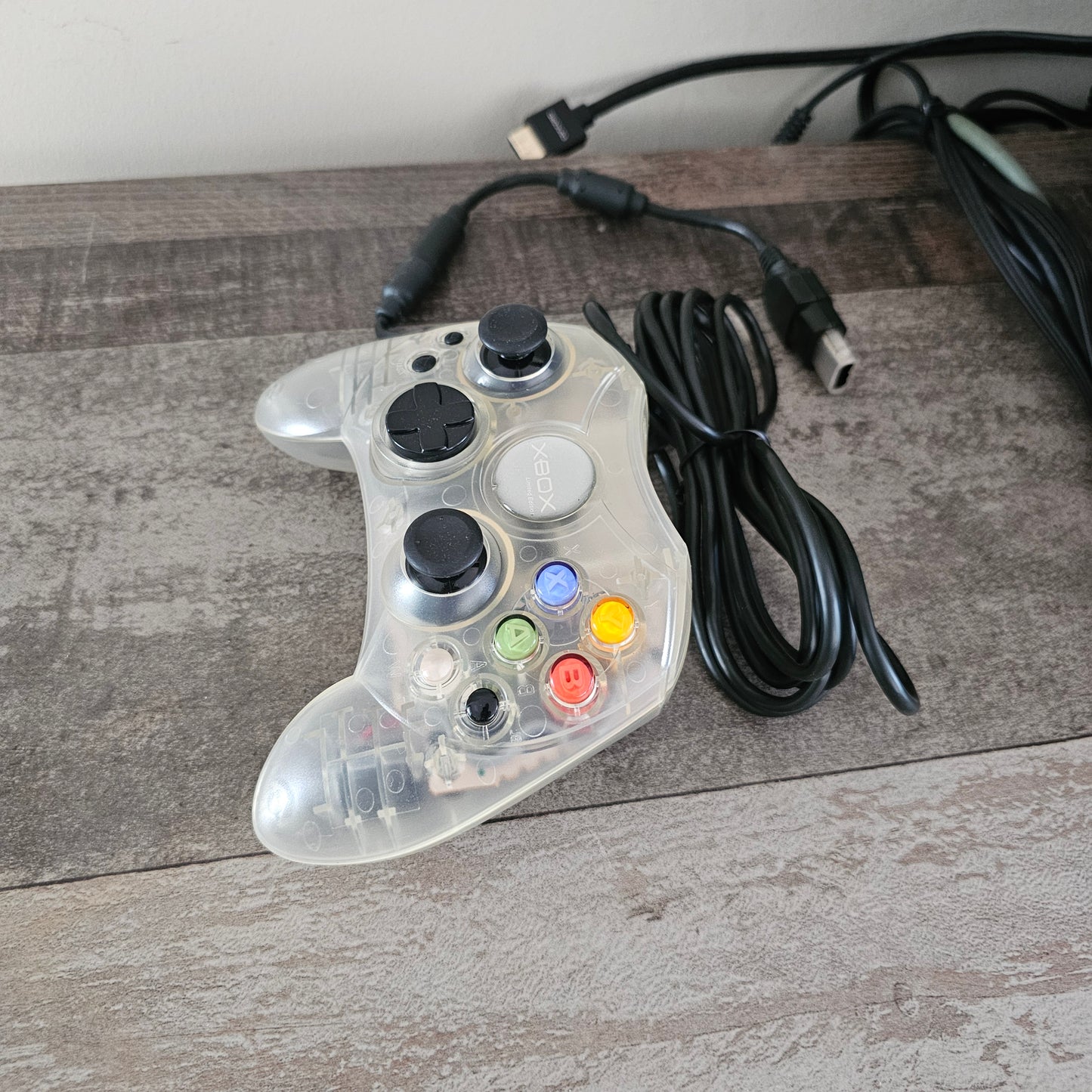 Xbox Original Controller Crystal Special Edition - Genuine Clear Controller